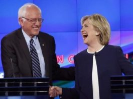 Clinton Positive Meeting Sanders