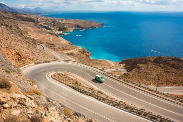 Driving in Crete