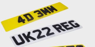 4D number plates