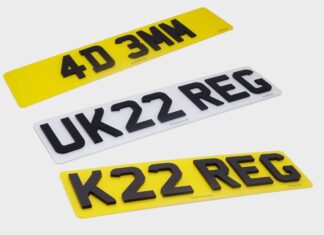 4D number plates