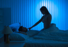 Couple in bed